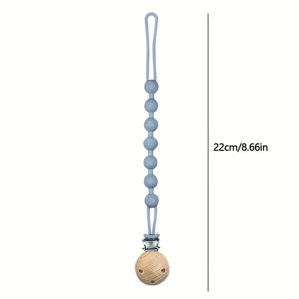Attache tetine - Attache sucette - Bois - Mon Shopping Bébé