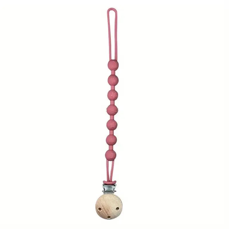 Attache tetine - Attache sucette - Bois - Mon Shopping Bébé
