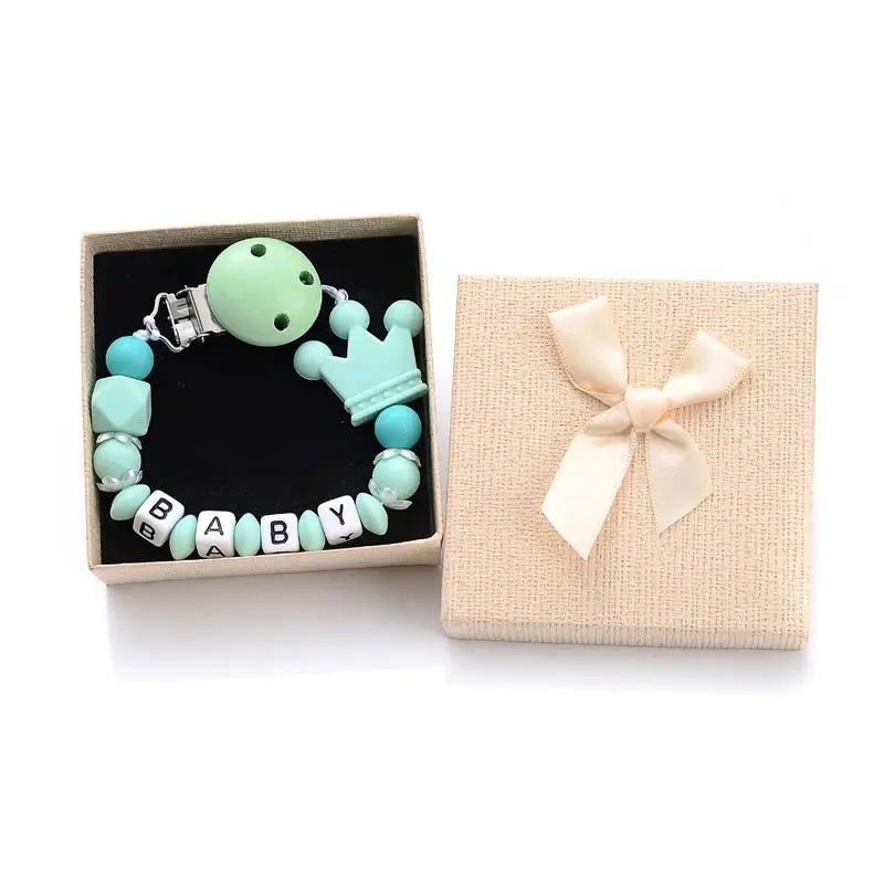 Attache tetine - Attache sucette - Forme couronne - Mon Shopping Bébé