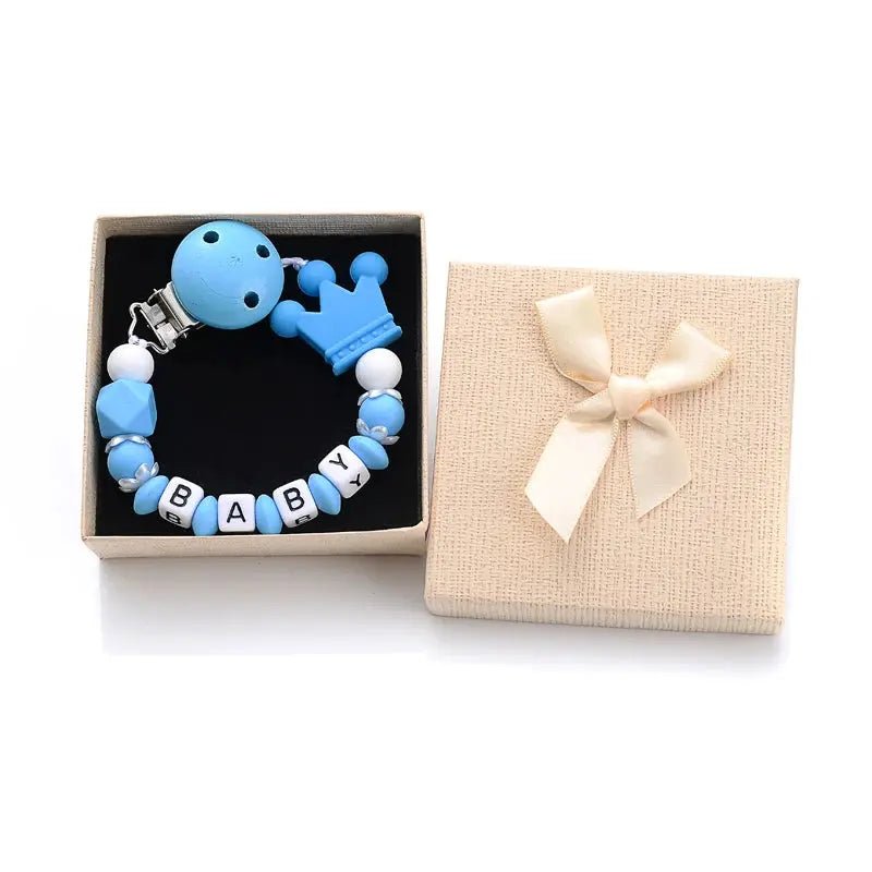 Attache tetine - Attache sucette - Forme couronne - Mon Shopping Bébé