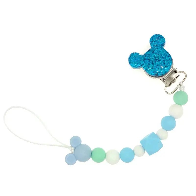Attache tetine - Attache sucette - Mickey - Mon Shopping Bébé