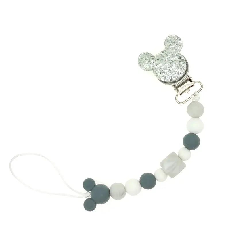Attache tetine - Attache sucette - Mickey - Mon Shopping Bébé