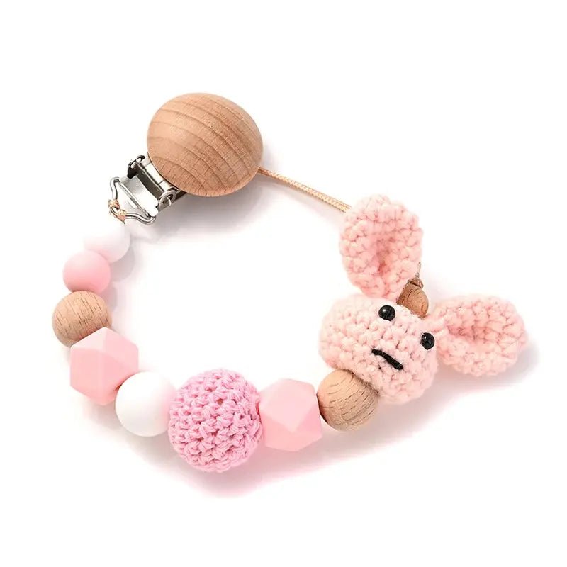 Attache tetine - Attache sucette - Mickey - Mon Shopping Bébé