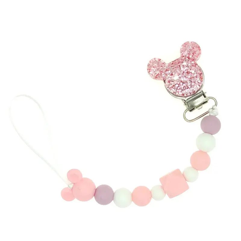 Attache tetine - Attache sucette - Mickey - Mon Shopping Bébé
