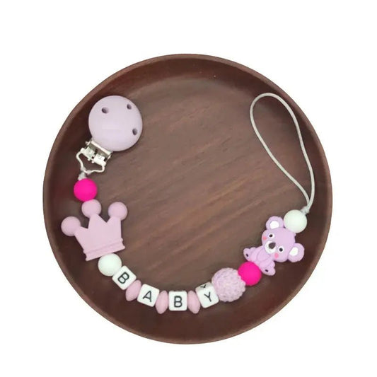 Attache tetine - attache sucette - Ours - Mon Shopping Bébé