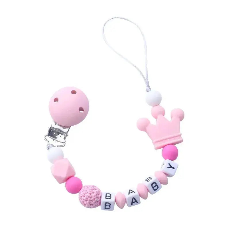 Attache tetine personnalisable - Attache sucette - Ours - Mon Shopping Bébé