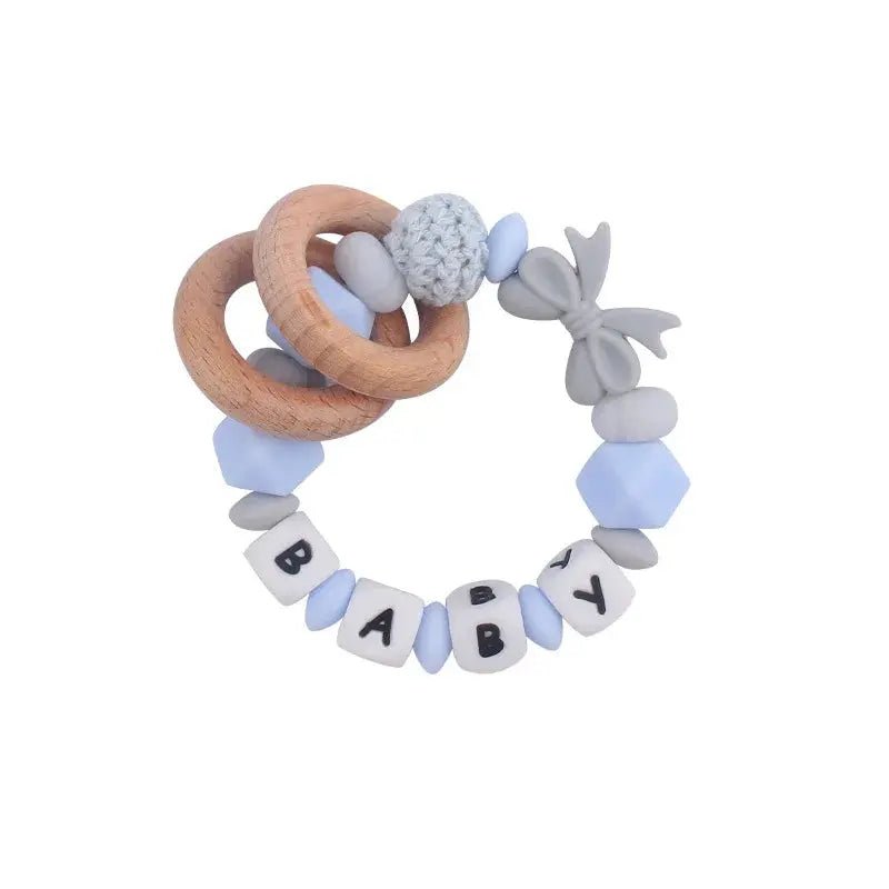 Attache tetine personnalisable - Bracelet - Cœur - Mon Shopping Bébé
