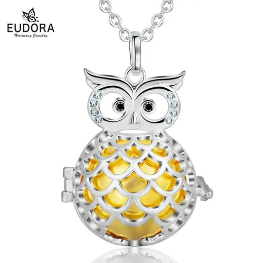 bola de grossesse 20mm hibou écaille argenté - Mon Shopping Bébé