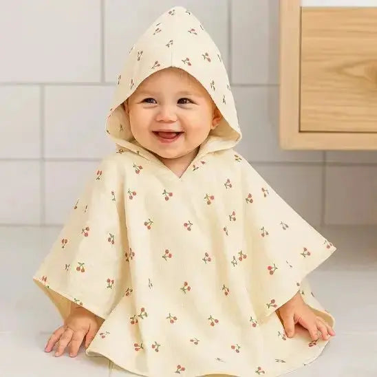 Cape de bain bébé coton - Mon Shopping Bébé