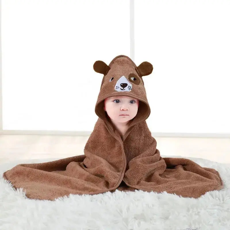 Cape de bain bébé - Douceur Cocooning - serviette de bain en coton - Mon Shopping Bébé
