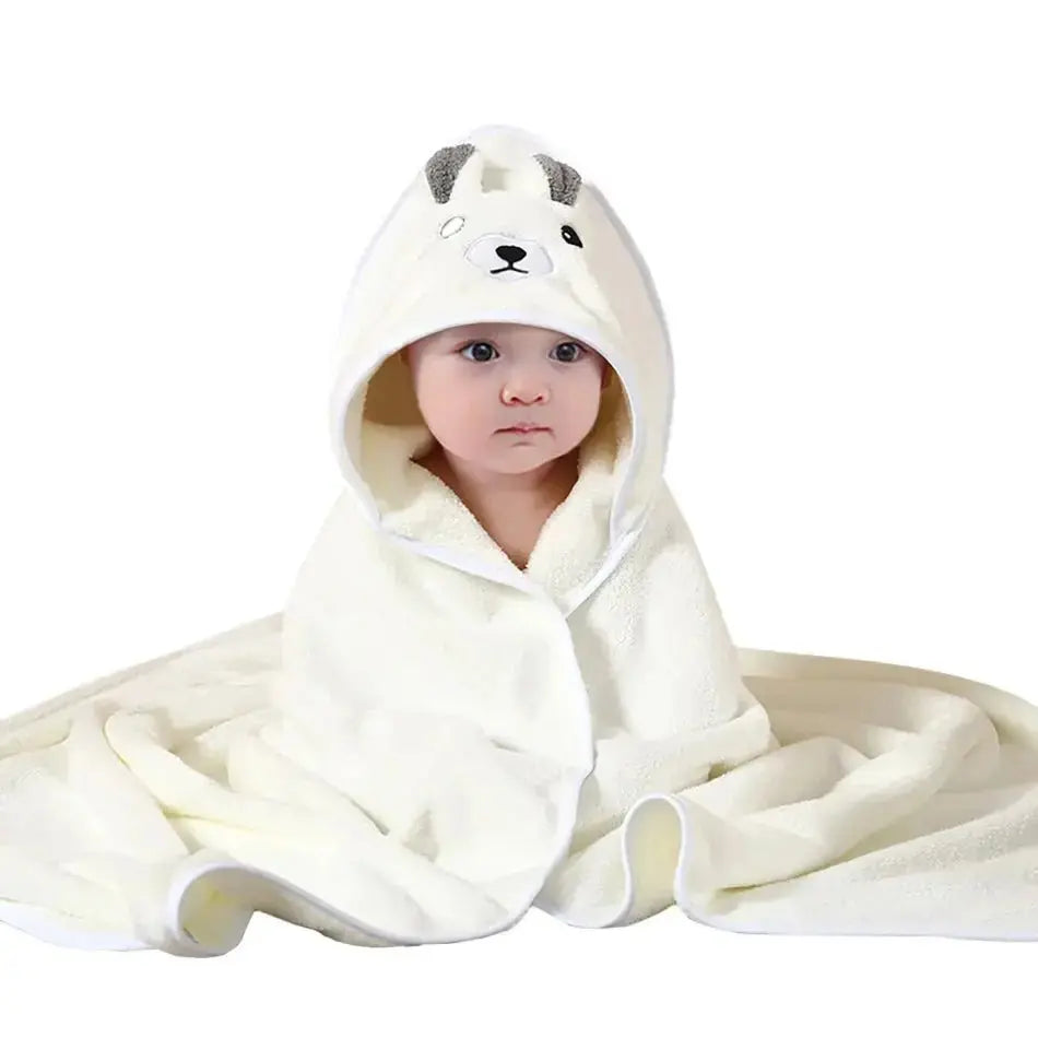 Cape de bain bébé - Microfibre Ultra - Douce - Serviette de bain en coton - Mon Shopping Bébé