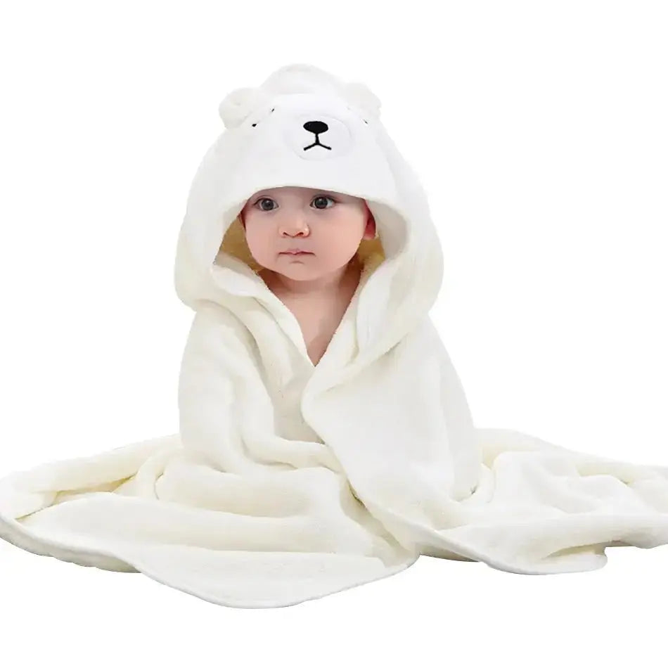 Cape de bain bébé - Microfibre Ultra - Douce - Serviette de bain en coton - Mon Shopping Bébé