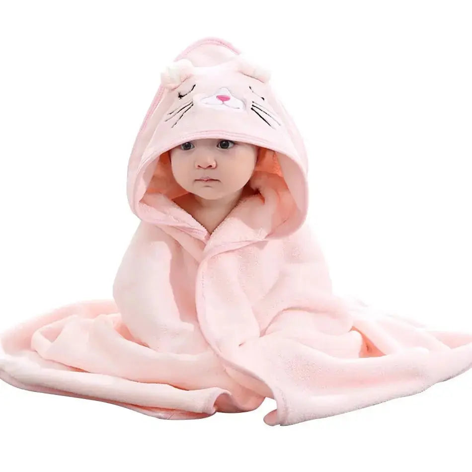 Cape de bain bébé - Microfibre Ultra - Douce - Serviette de bain en coton - Mon Shopping Bébé