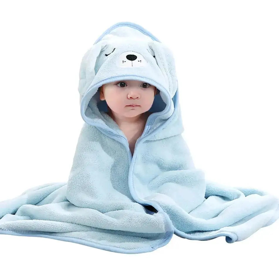 Cape de bain bébé - Microfibre Ultra - Douce - Serviette de bain en coton - Mon Shopping Bébé