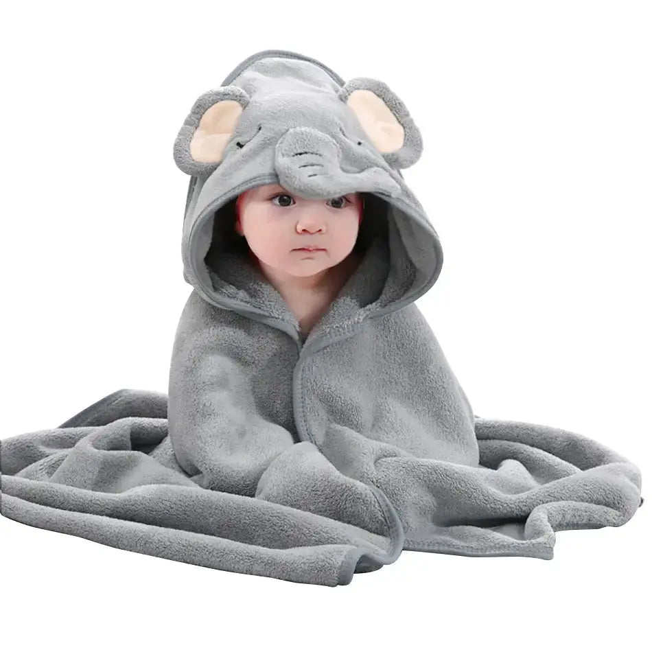 Cape de bain bébé - Microfibre Ultra - Douce - Serviette de bain en coton - Mon Shopping Bébé