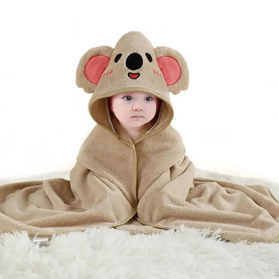 Cape de bain bébé - Microfibre Ultra - Douce - Serviette de bain en coton - Mon Shopping Bébé