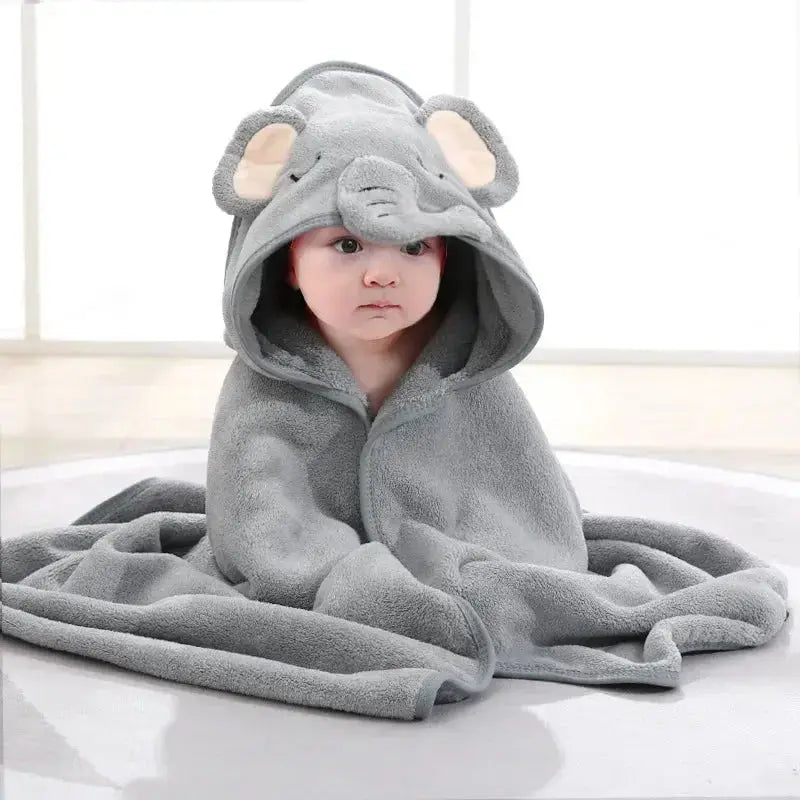 Cape de bain bébé - Ultra douce - Mon Shopping Bébé