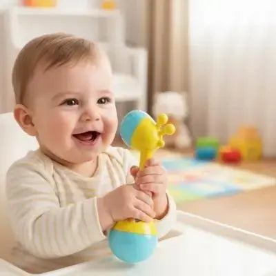 Hochet bébé coloré | Stimusense - Mon Shopping Bébé
