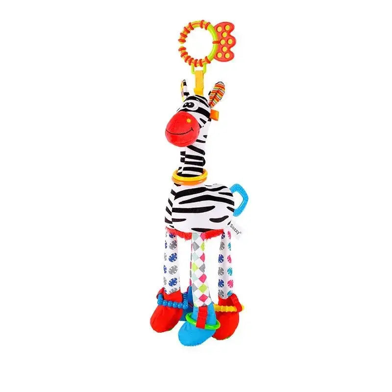 Hochet bébé - Girafe en peluche - Mon Shopping Bébé