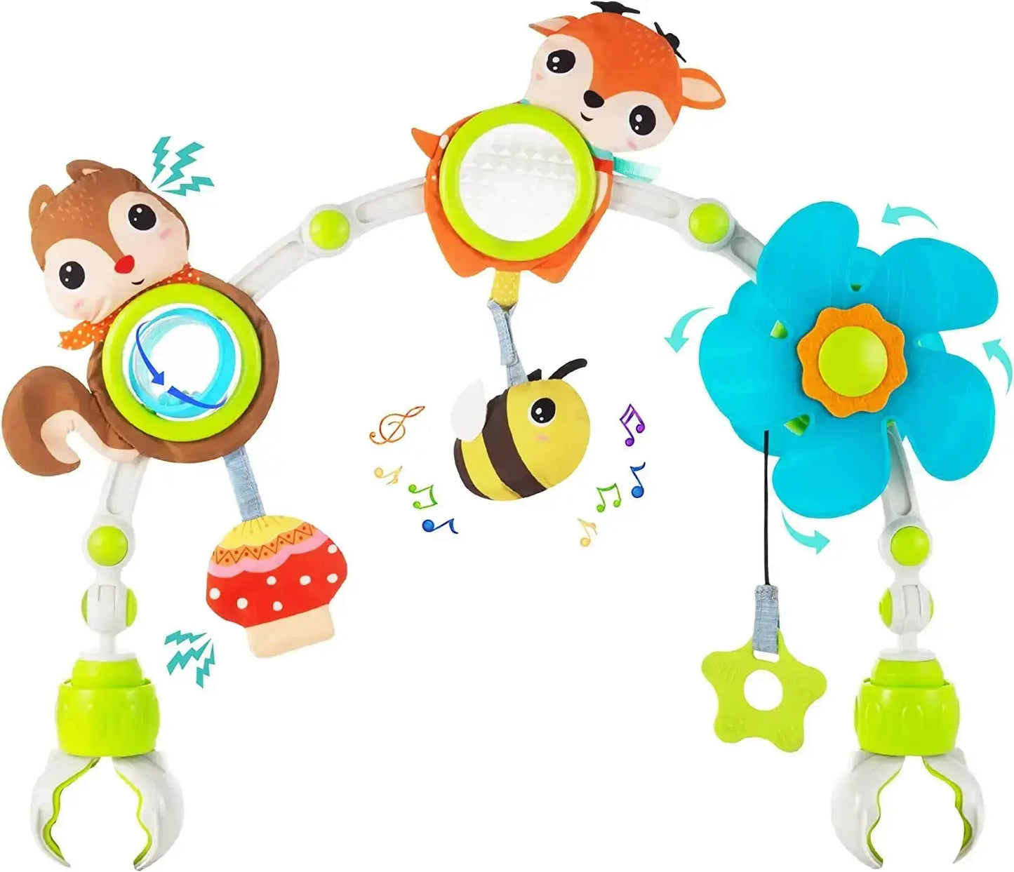 Hochet bébé - Hochet pour bébé - Hochet Musical en arc - Mon Shopping Bébé