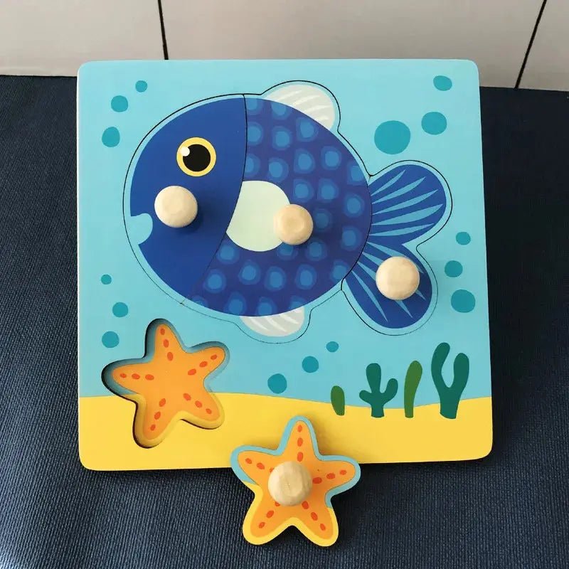 Jouet bebe - Puzzle 3D MontessoriBoard™ - Jouet pour bébé - Mon Shopping Bébé