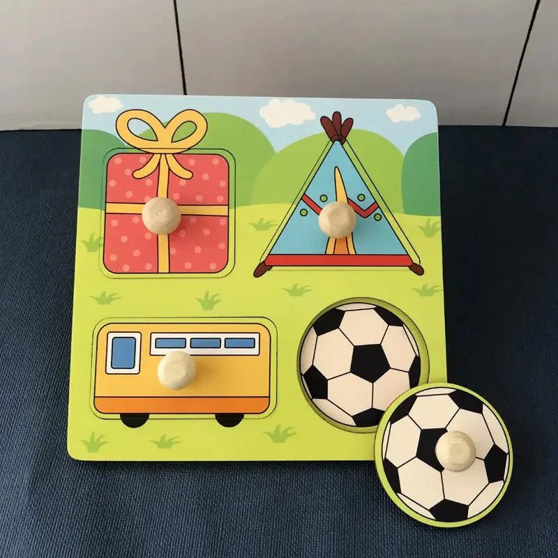 Jouet bebe - Puzzle 3D MontessoriBoard™ - Jouet pour bébé - Mon Shopping Bébé
