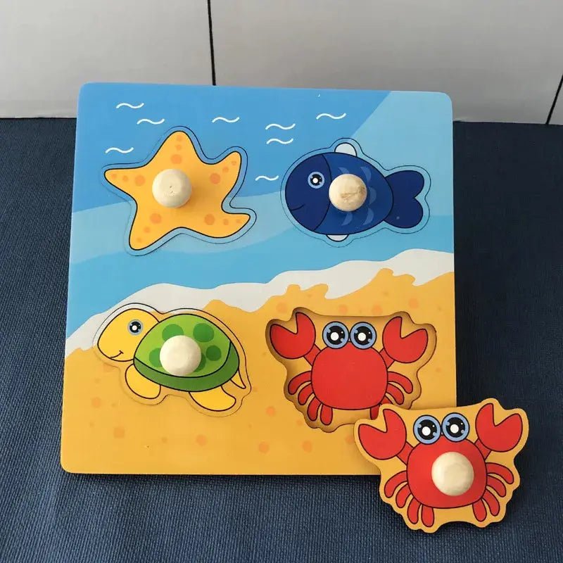 Jouet bebe - Puzzle 3D MontessoriBoard™ - Jouet pour bébé - Mon Shopping Bébé