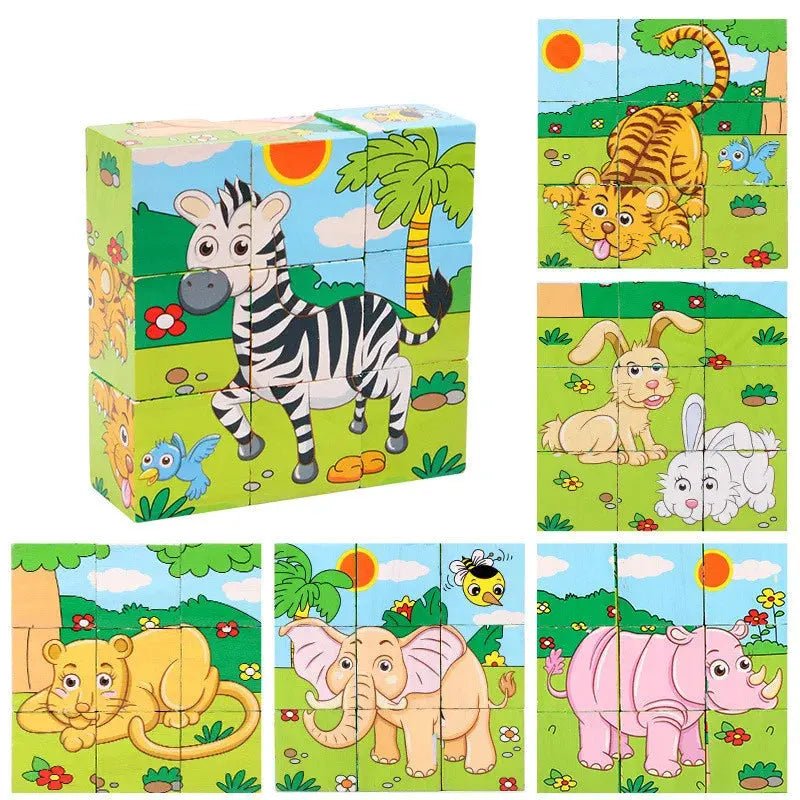 Jouet bebe - Puzzle cube - Montessori - Mon Shopping Bébé