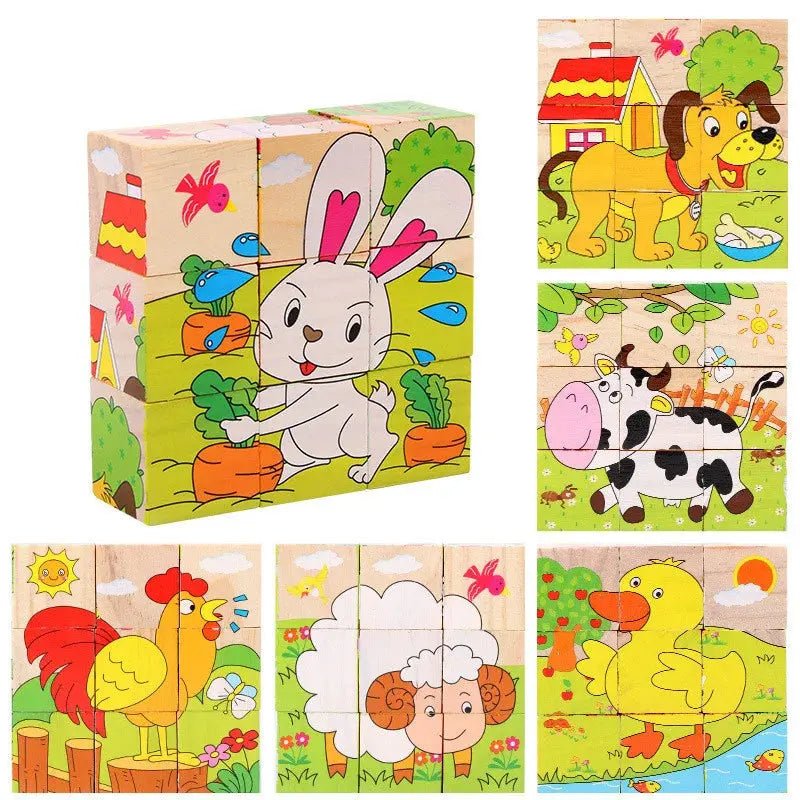 Jouet bebe - Puzzle cube - Montessori - Mon Shopping Bébé