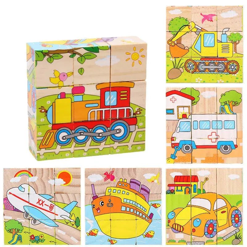Jouet bebe - Puzzle cube - Montessori - Mon Shopping Bébé