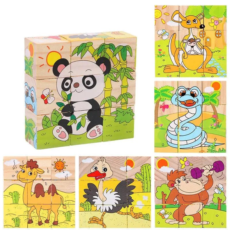 Jouet bebe - Puzzle cube - Montessori - Mon Shopping Bébé