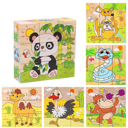Jouet bebe - Puzzle cube - Montessori - Mon Shopping Bébé
