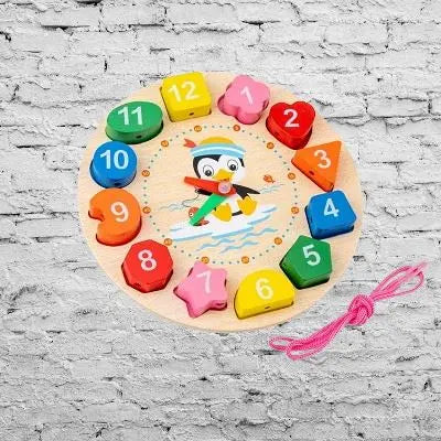 Jouet en Bois - WoodenToys™ - Horloge - Mon Shopping Bébé