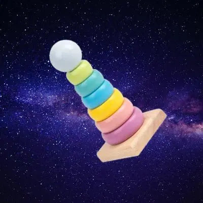 Jouet en Bois - WoodenToys™ - Tour Macaron - Mon Shopping Bébé
