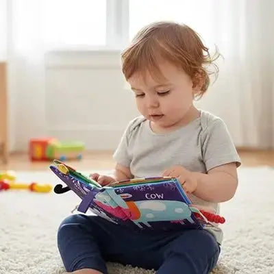 Livre bebe en tissus | Coloré et Lavable - Mon Shopping Bébé