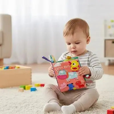 Livre bebe en tissus | Coloré et Lavable - Mon Shopping Bébé
