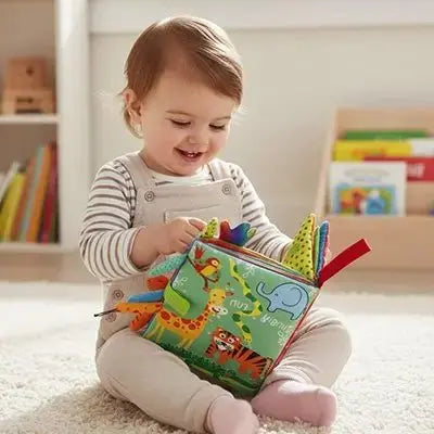 Livre bebe en tissus | Coloré et Lavable - Mon Shopping Bébé
