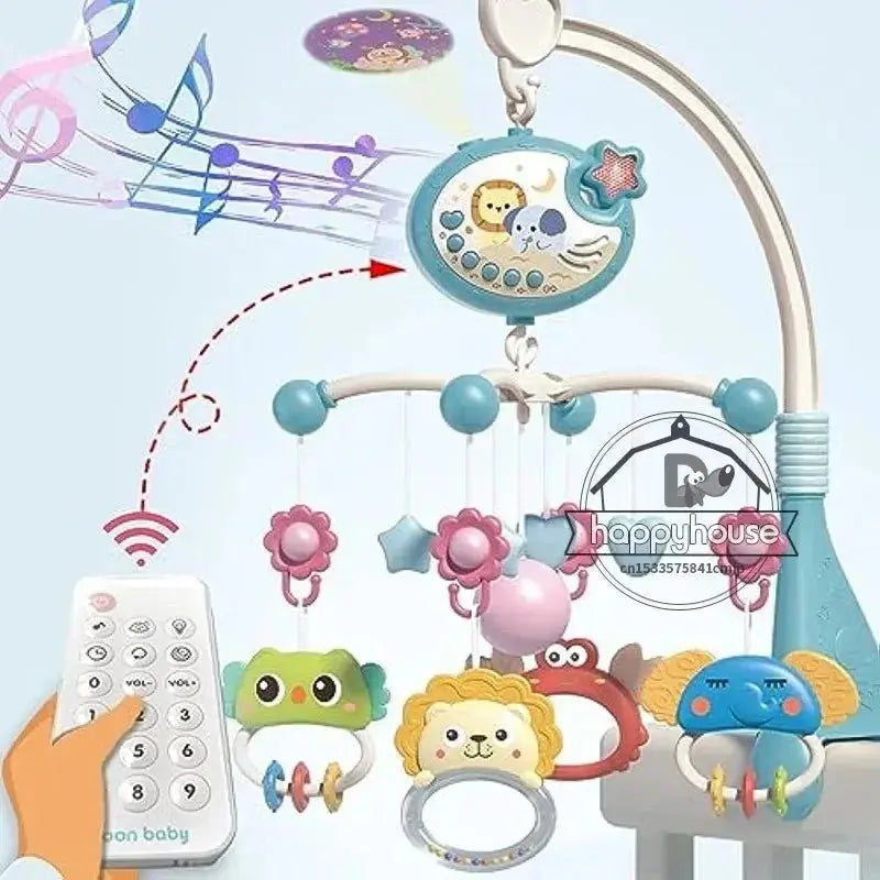 Mobile bébé - Mobile musical bébé - Espace + Animaux - Mon Shopping Bébé