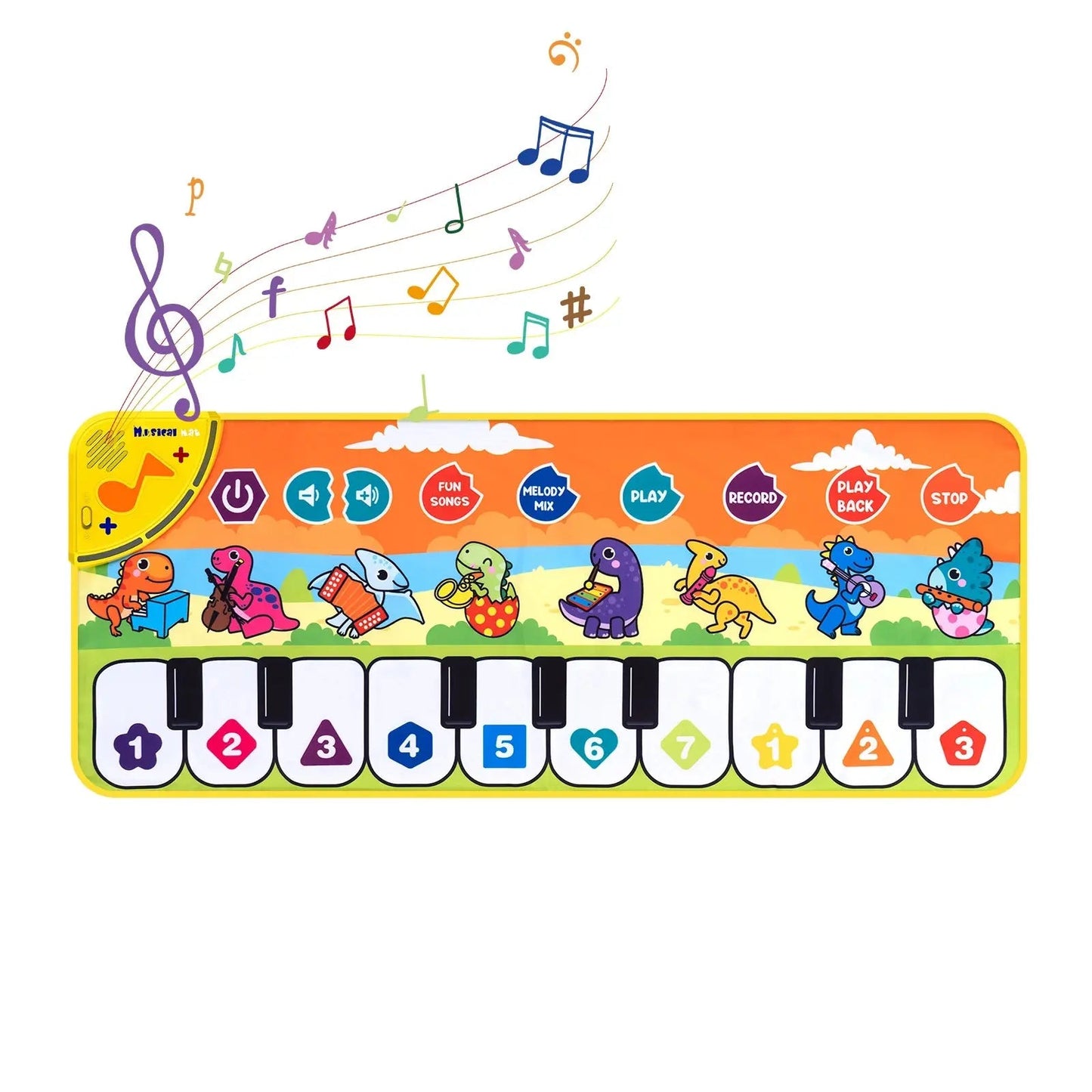 Tapis d'éveil pliable - Tapis piano bébé - Mon Shopping Bébé