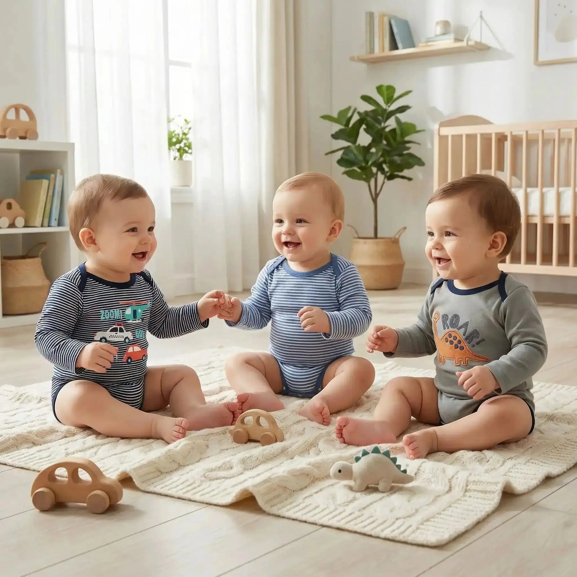 vêtement bébé - Body bebe | Coton Premium Douceur - 3 Body - Mon Shopping Bébé
