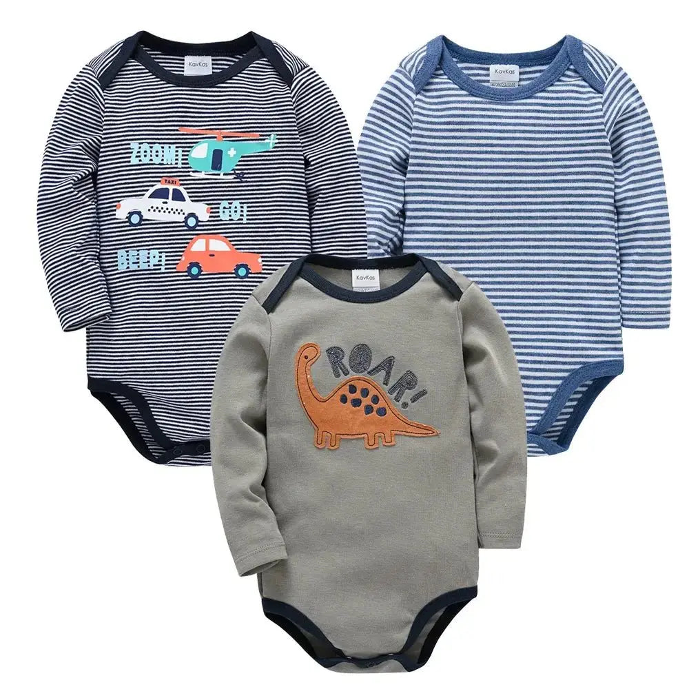 vêtement bébé - Body bebe | Coton Premium Douceur - 3 Body - Mon Shopping Bébé